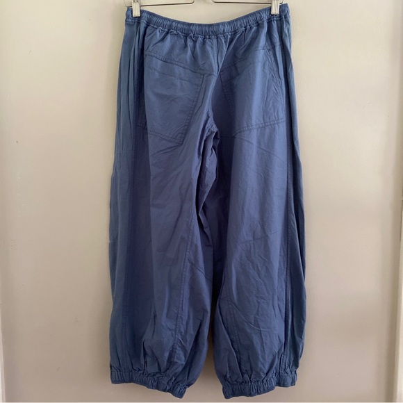 The Mossa Parachute Pants By Anthropologie  new with tag nwt blue - Picture 4 of 8